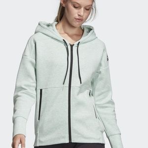 Adidas Stadium ID Full Zip Hoodie in Mint Sz SM
